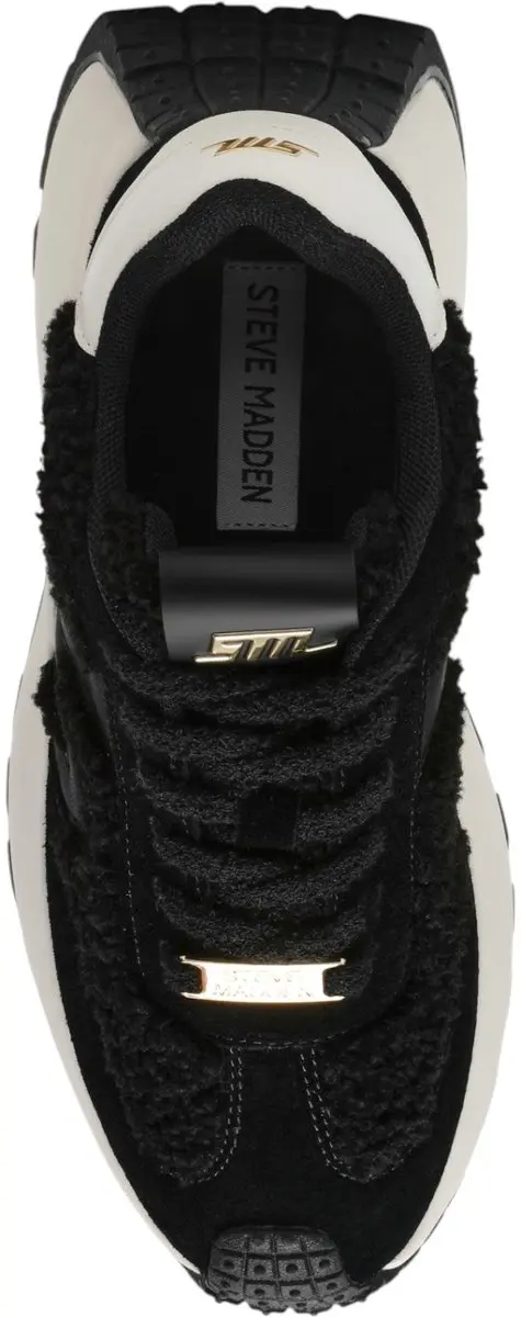 Steve Madden Supercampo-F Dames Sneakers - Zwart - afbeelding 5 van 6