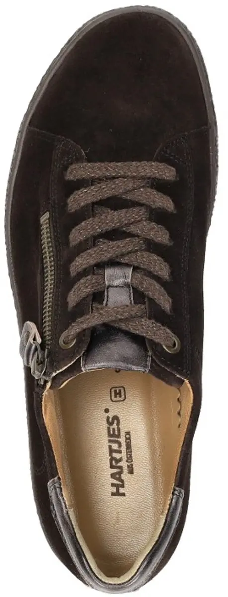 Hartjes Phil Shoe Dunkelbraun Dames Veterschoenen - 38.5
