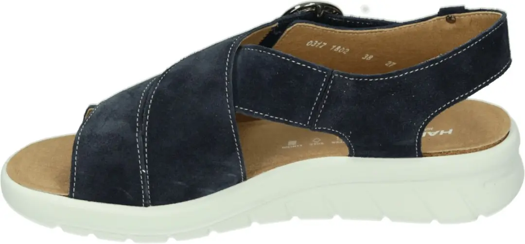 Hartjes 132.1802/30 Sandalen - Blauw Suede - Dames 40 - afbeelding 6 van 6