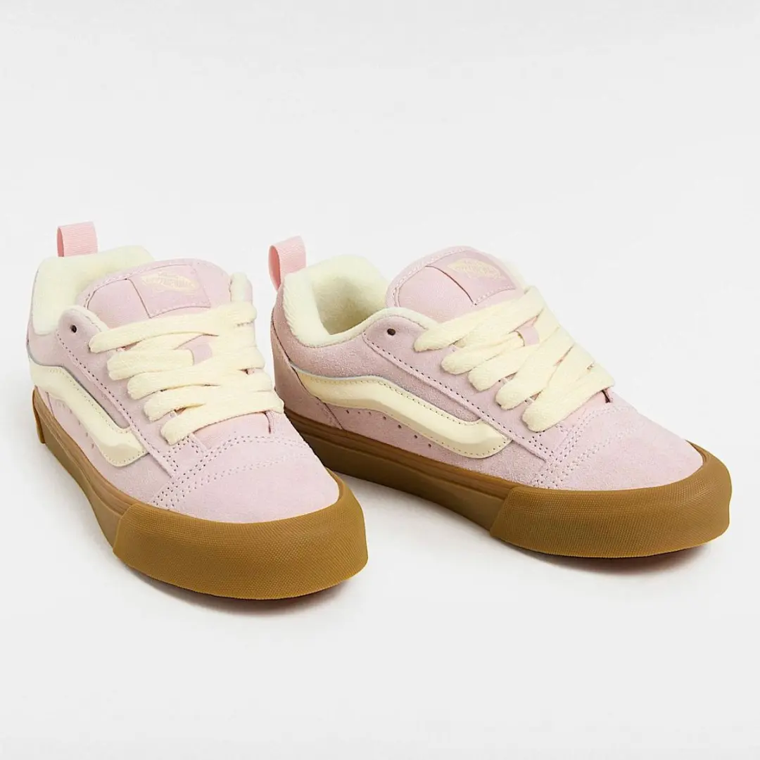 Vans Knu Skool Sneakers - Lichtroze/Crème - afbeelding 5 van 6