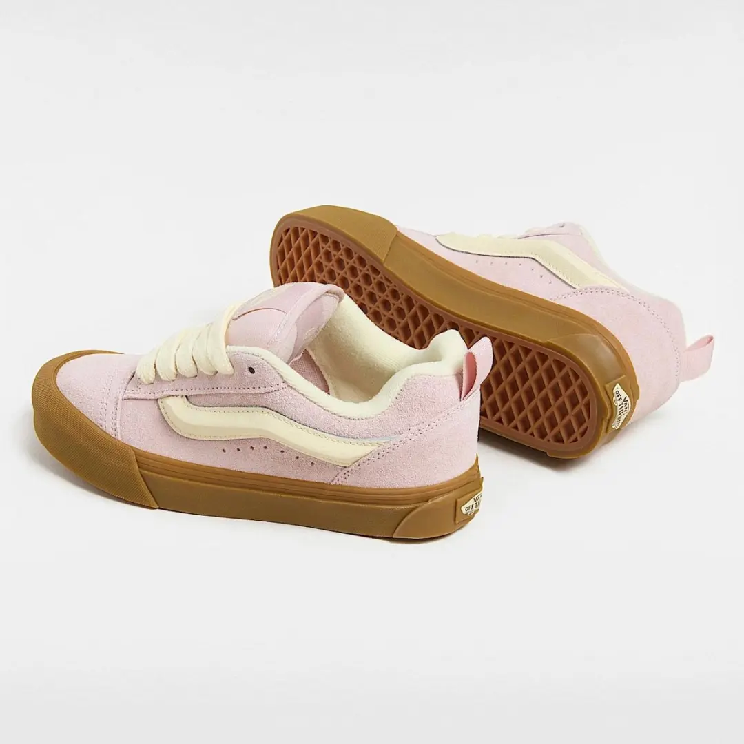 Vans Knu Skool Sneakers - Lichtroze/Crème - afbeelding 6 van 6