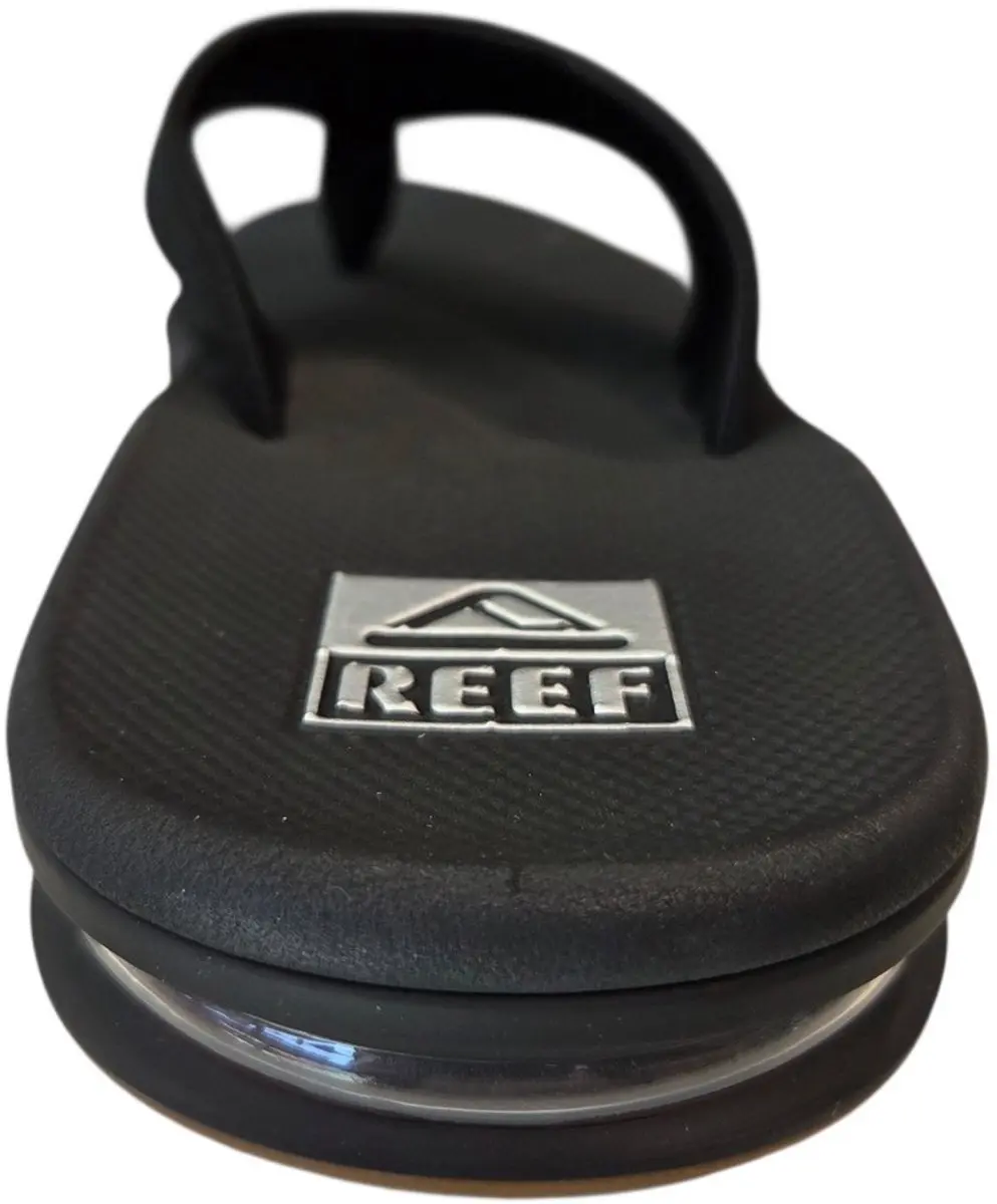 Reef Fanningblack Teenslipper - Zwart/Zilver - Maat 44 - afbeelding 4 van 6
