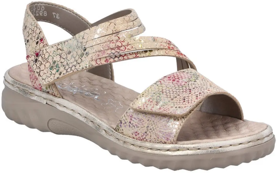 RIEKER 60464-90 Sandaal multicolor maat 40