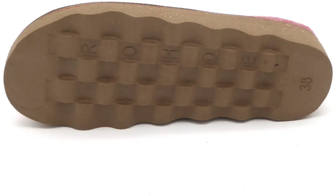 Rohde Dames Pantoffel 6120-40 - Zalm - Maat 43