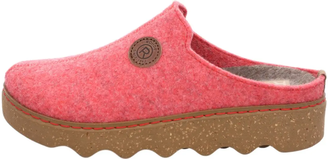 Rohde Dames Pantoffel 6120-40 - Zalm - Maat 43