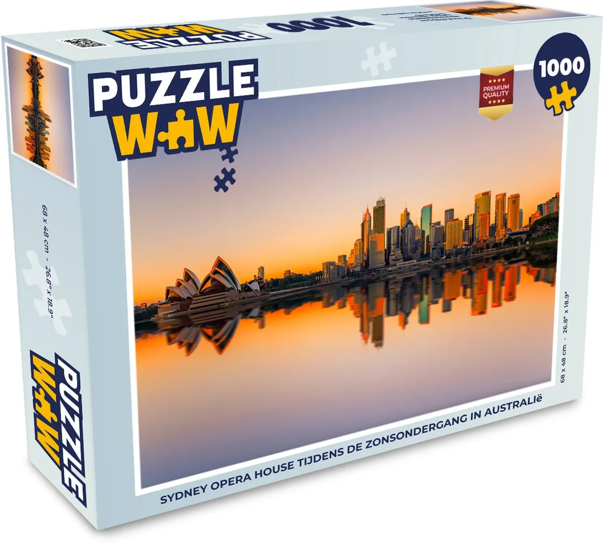 PuzzleWow Sydney Opera House Legpuzzel 1000 Stuks - Multicolor
