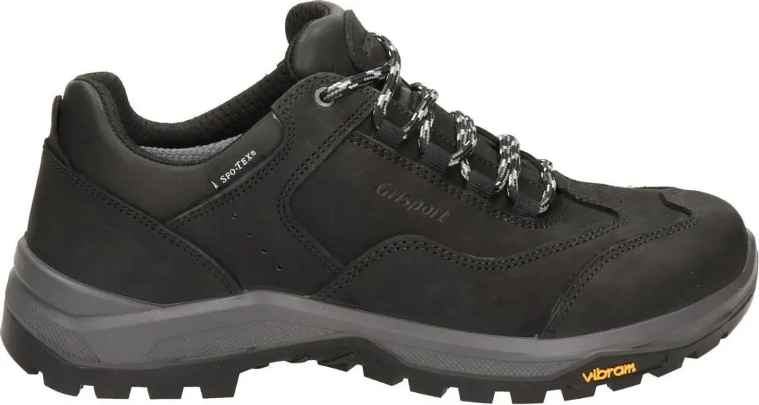 Grisport Walker Low wandelschoenen zwart