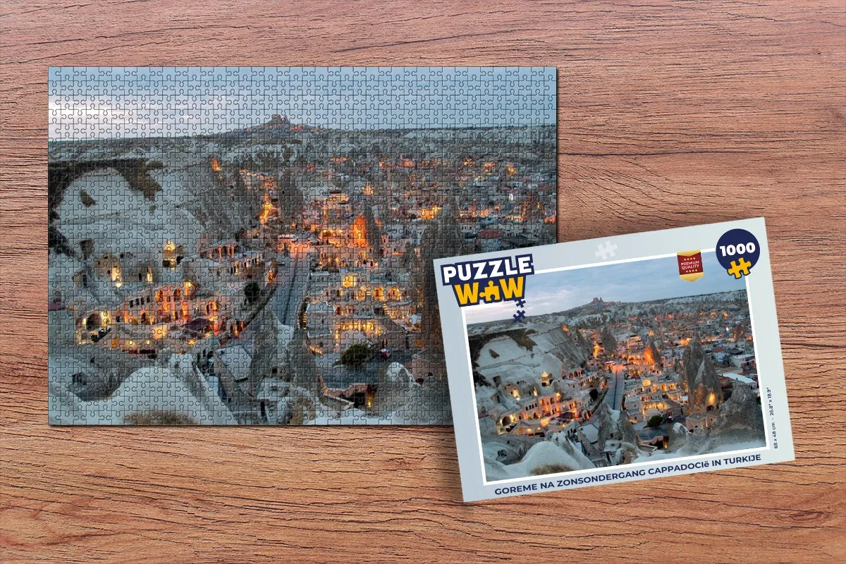 PuzzleWow Cappadocië Legpuzzel 1000 Stuks - Multicolor