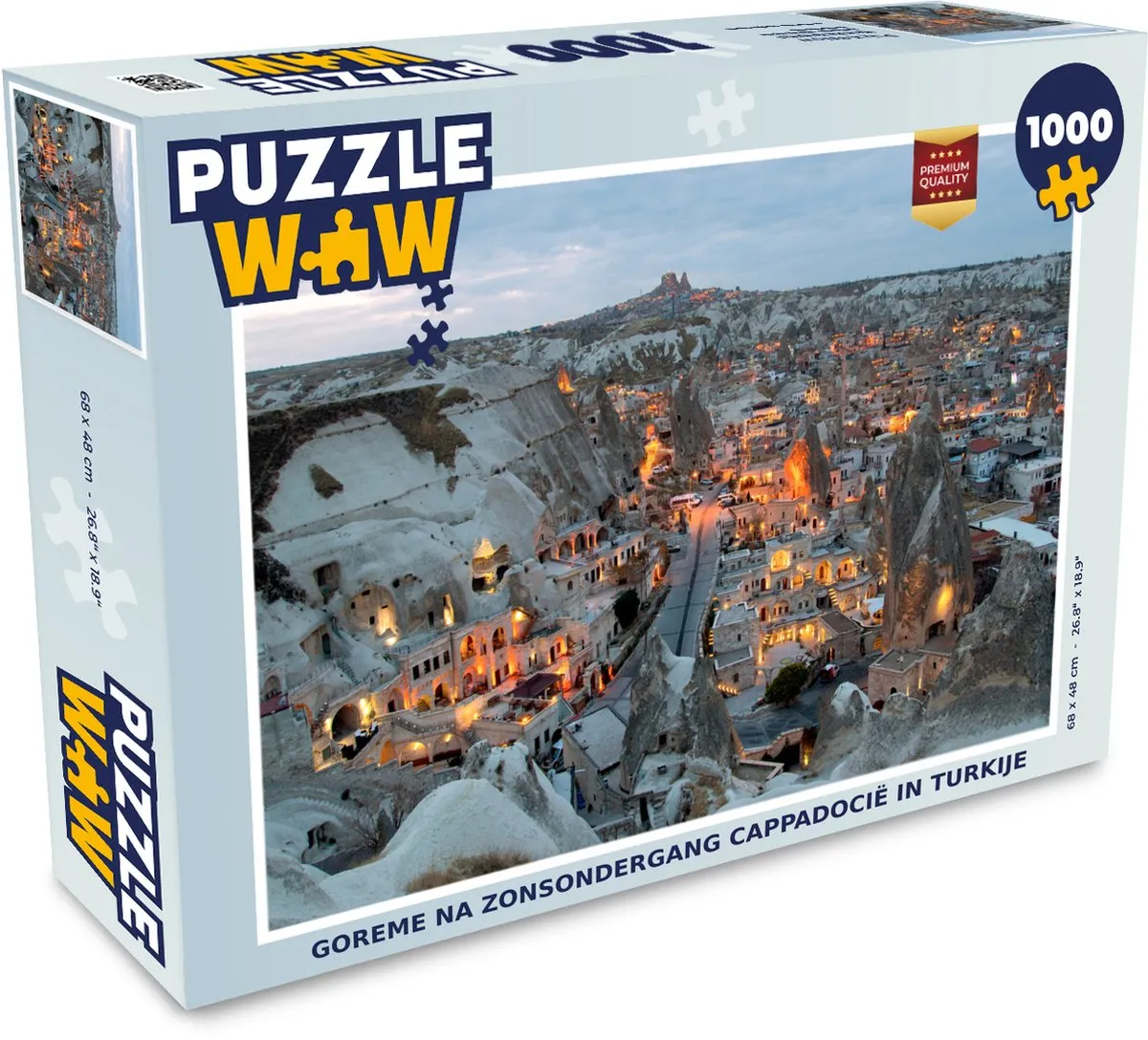 PuzzleWow Cappadocië Legpuzzel 1000 Stuks - Multicolor