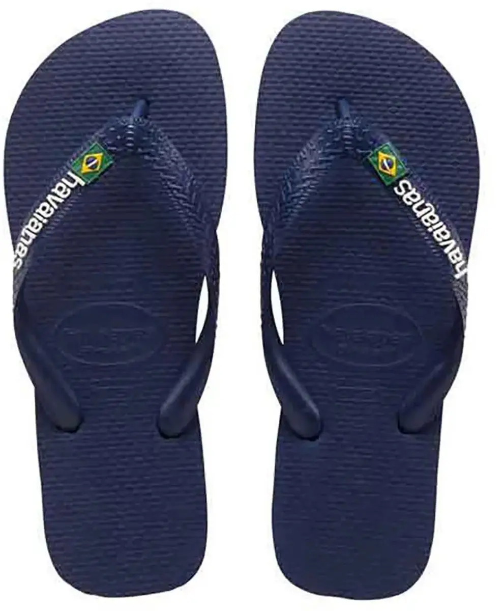 Havaianas Brasil Logo Teenslipper - Navy - afbeelding 3 van 6