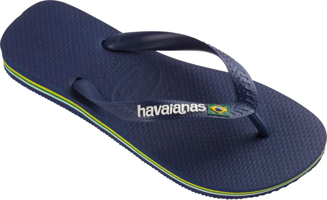 Havaianas Brasil Logo Teenslipper - Navy - afbeelding 4 van 6