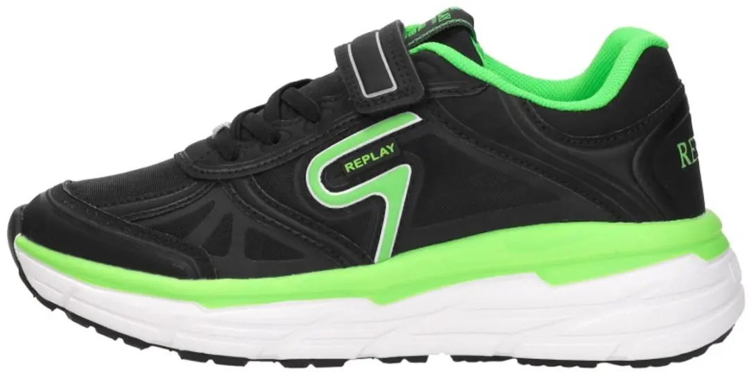 Replay Christal JR Boy 5 Sneakers Laag - Zwart - Maat 34 - afbeelding 2 van 6