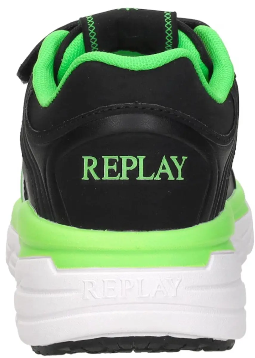 Replay Christal JR Boy 5 Sneakers Laag - Zwart - Maat 34 - afbeelding 6 van 6