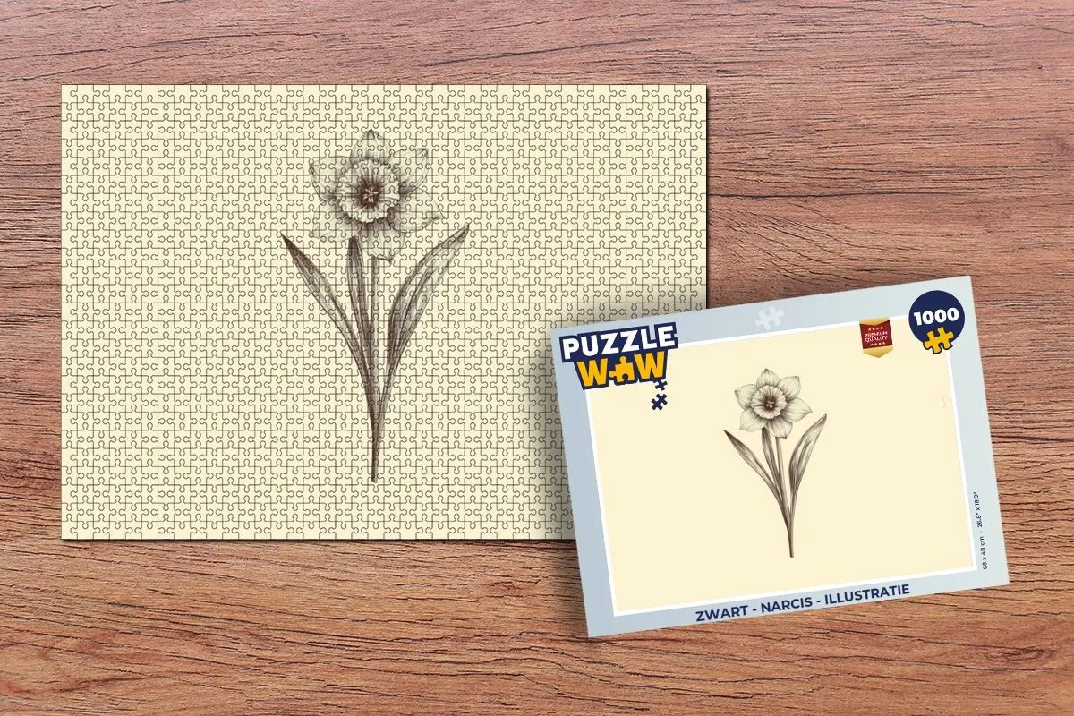 PuzzleWow Narcis Legpuzzel 1000 Stukjes - 8721173241633