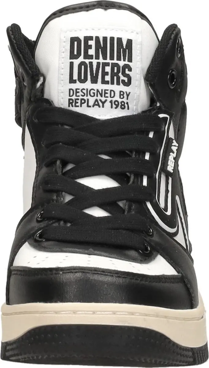 Replay Epic Jr Mid Boy 4 Sneakers - Zwart - Maat 30 - afbeelding 2 van 6