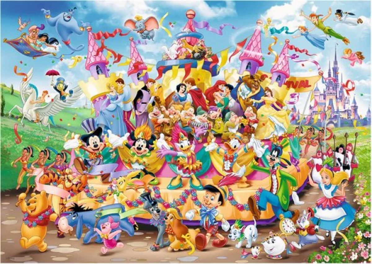 Ravensburger Disney Carnival Legpuzzel 1000 Stuks - Multicolor - afbeelding 2 van 6