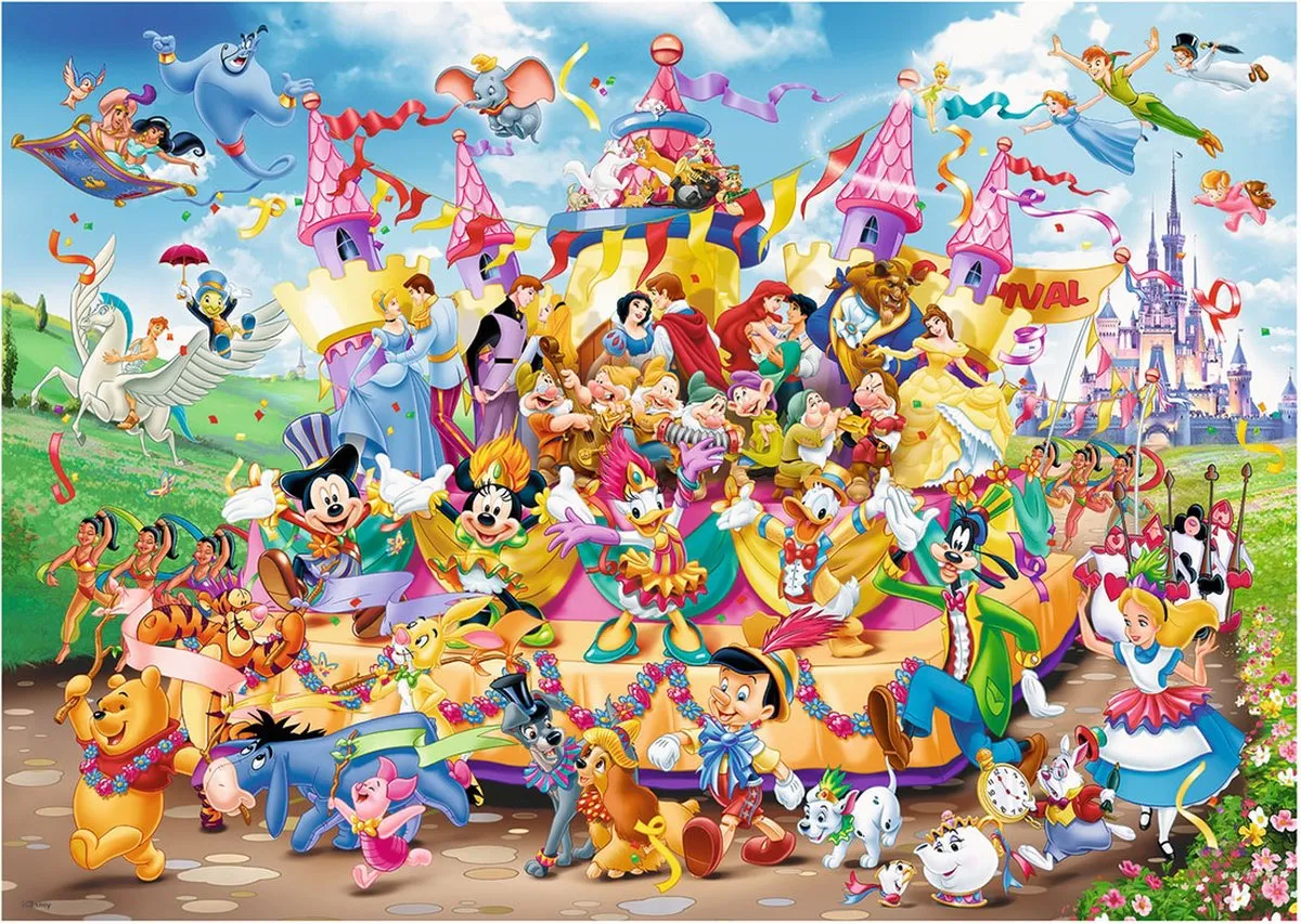 Ravensburger Disney Carnival Legpuzzel 1000 Stuks - Multicolor - afbeelding 5 van 6