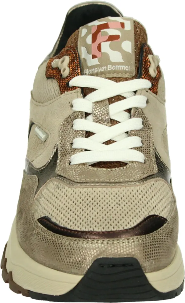 Floris van Bommel Treni 02.10 Lage Sneakers - Wit/Beige 40 - afbeelding 2 van 4