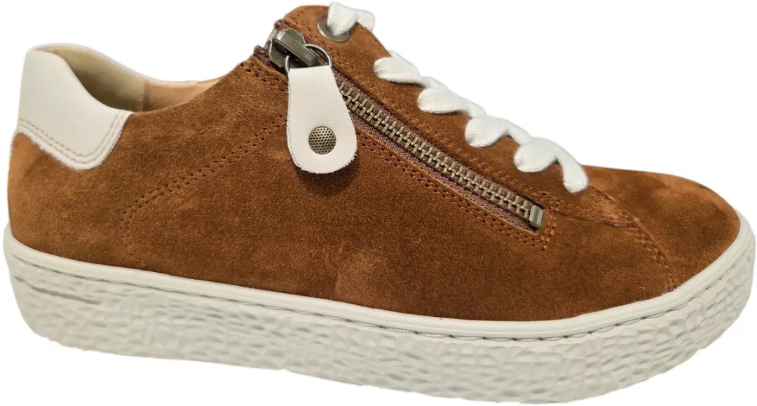 Hartjes Phil Sneakers Bruin Suede Dames