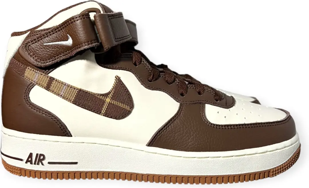 "Sneakers Nike Nike Air Force 1 Mid '07 Luxe ""Brown Plaid"""