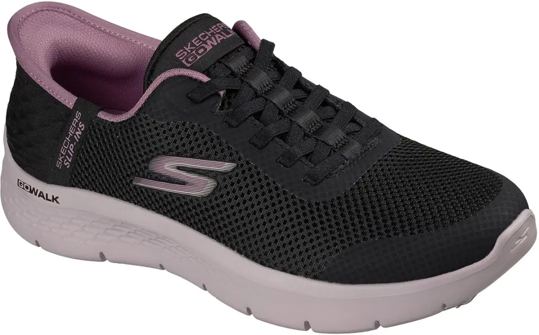 Skechers Slip-ins GO WALK Flex-Grand Entry Dames - 38 - Zwart/Mauve - afbeelding 6 van 6