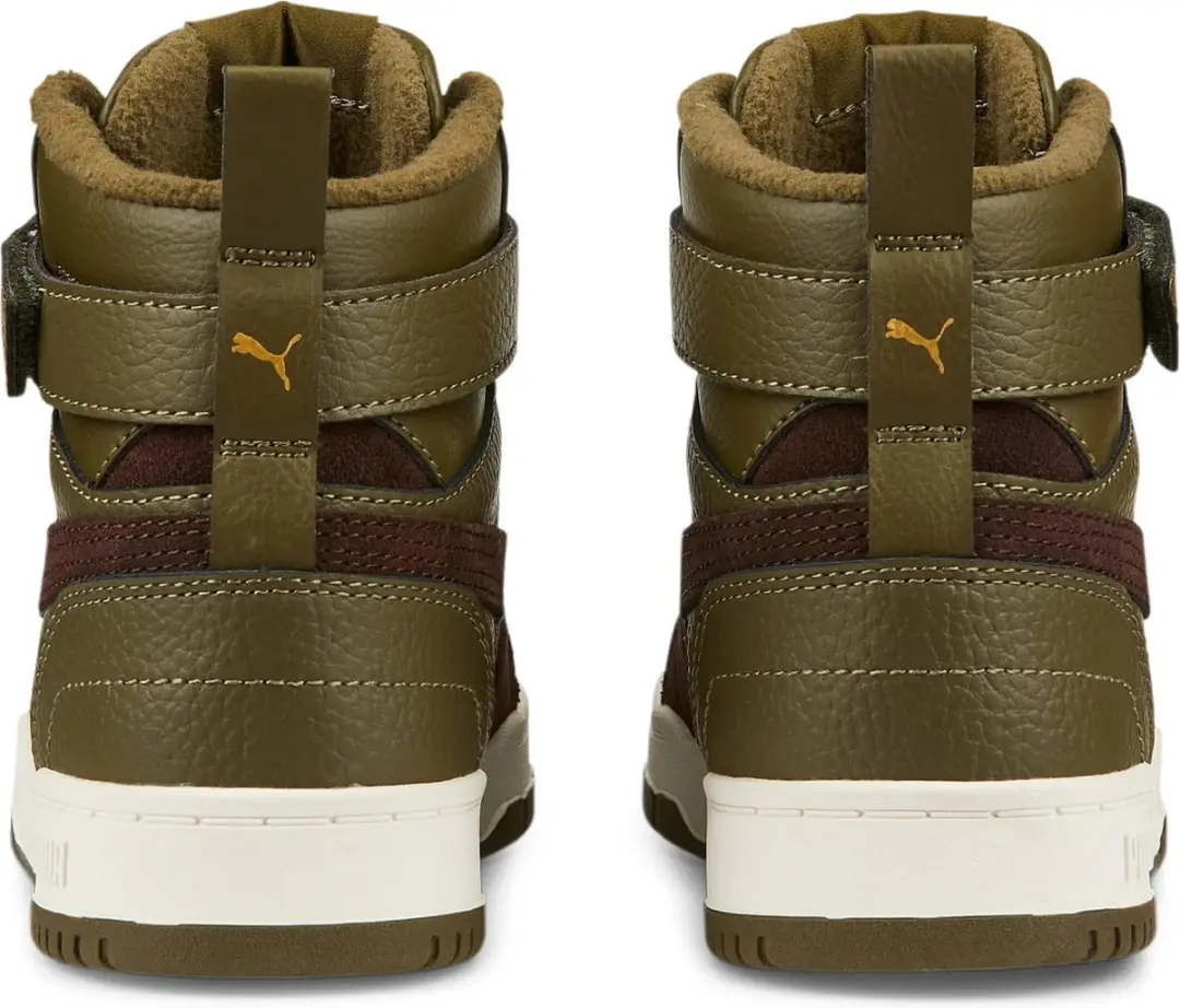 PUMA RBD Game WTR Jr Unisex Sneakers - 37.5 - Deep Olive/Dark Chocolate - afbeelding 3 van 6