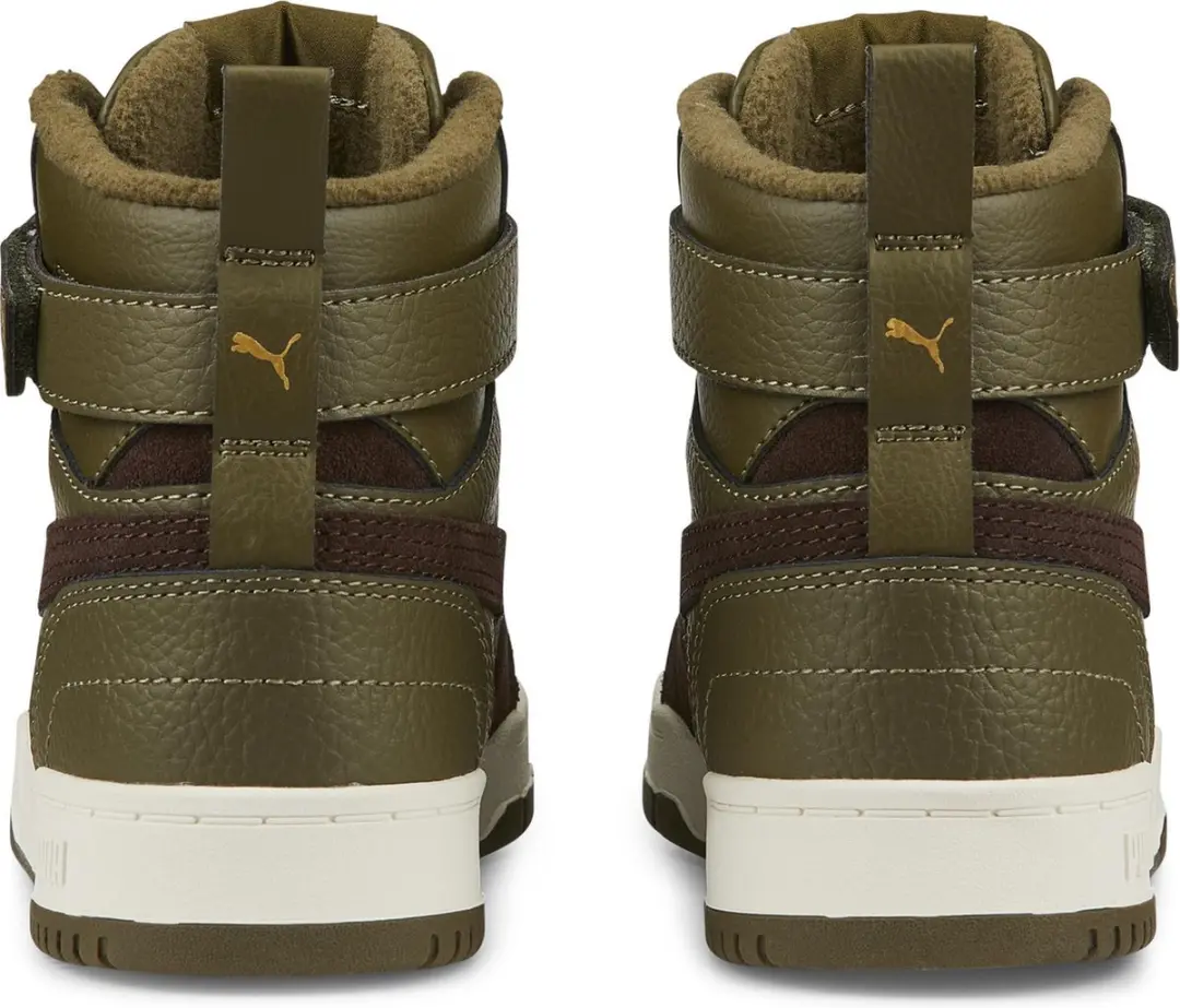 PUMA RBD Game WTR Jr Unisex Sneakers - 37.5 - Deep Olive/Dark Chocolate - afbeelding 5 van 6