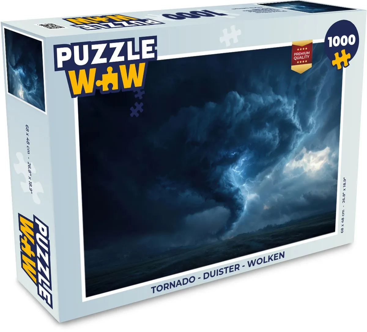 PuzzleWow Tornado Legpuzzel 1000 Stuks