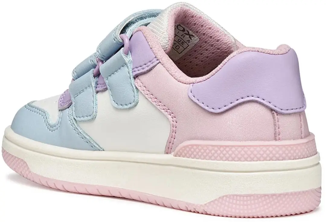 Geox Washiwa Tiener Sneakers Lichtblauw/Lichtlila - Maat 32