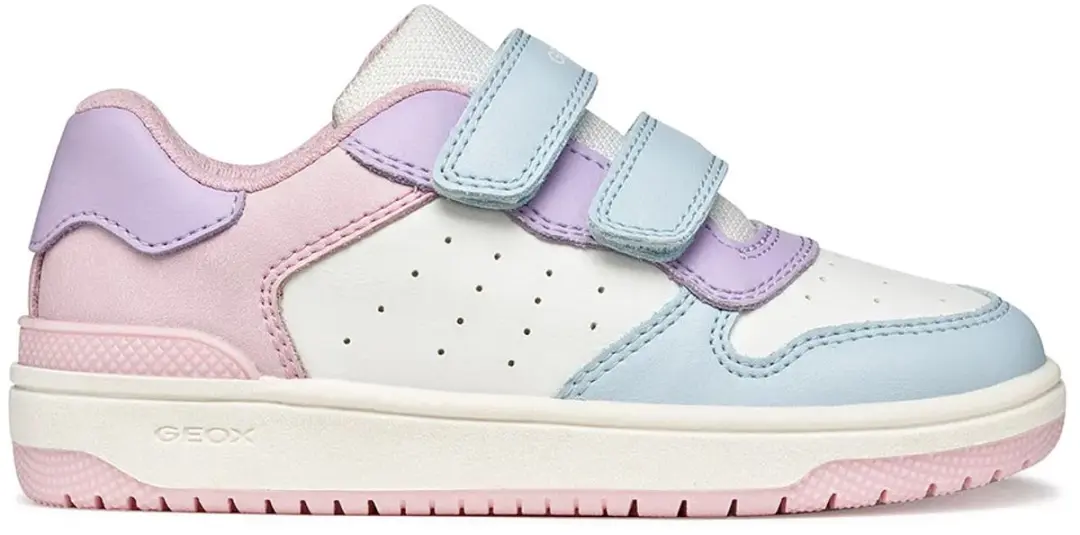 Geox Washiwa Tiener Sneakers Lichtblauw/Lichtlila - Maat 32