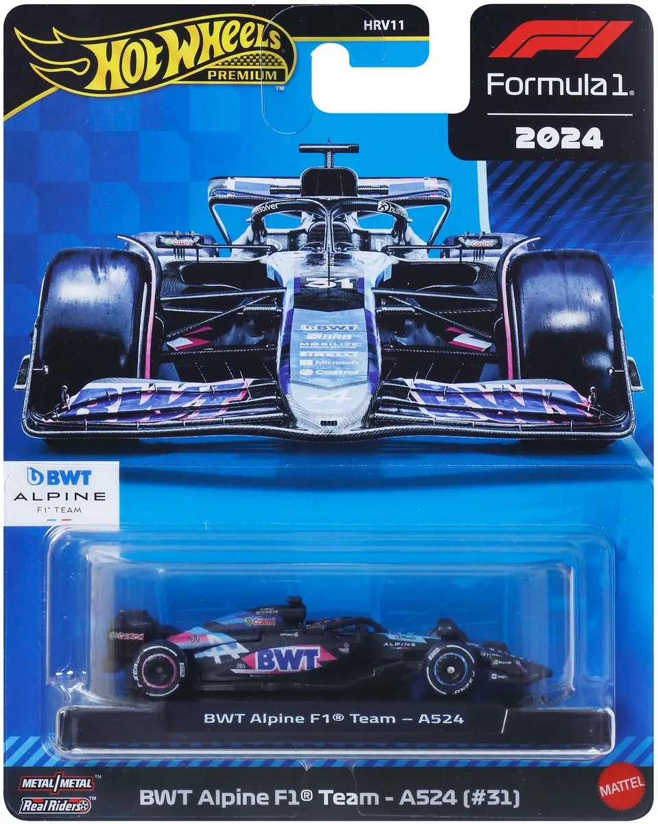 Hot Wheels BWT Alpine F1 Team #31 Racewagen - Meerkleurig