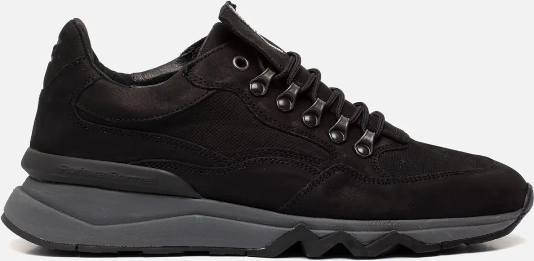 Floris van Bommel De Zager sneakers zwart Suede