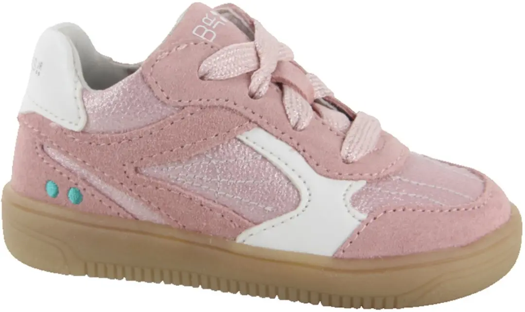 BunniesJR 226208-470 Meisjes Lage Sneakers - Roze - Leer - Veters - afbeelding 6 van 6