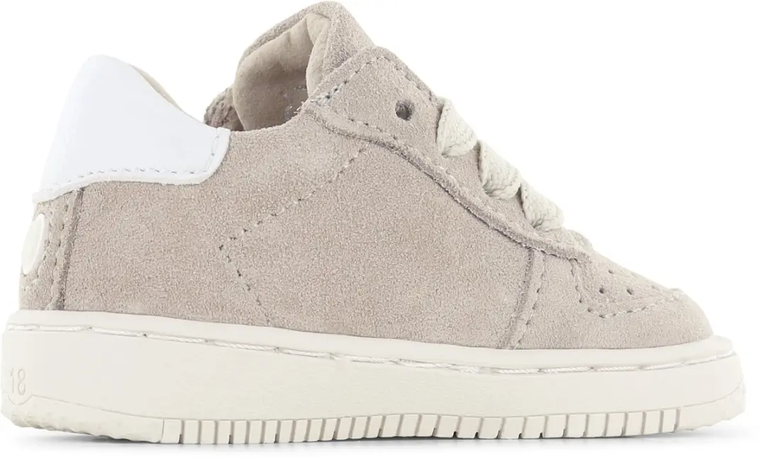 Shoesme Taupe Suède Sneakertje - Maat 20 - afbeelding 4 van 6