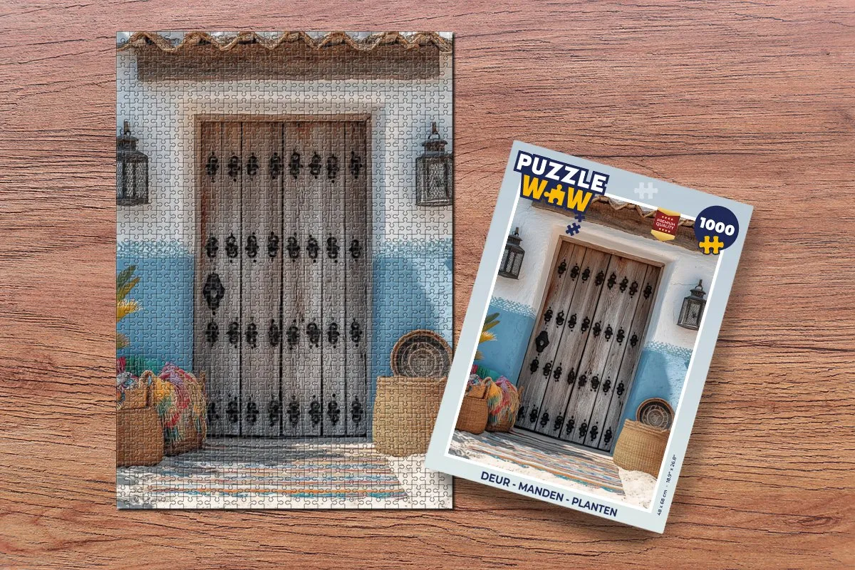 PuzzleWow Legpuzzel 1000 Stuks - Deur Zomer