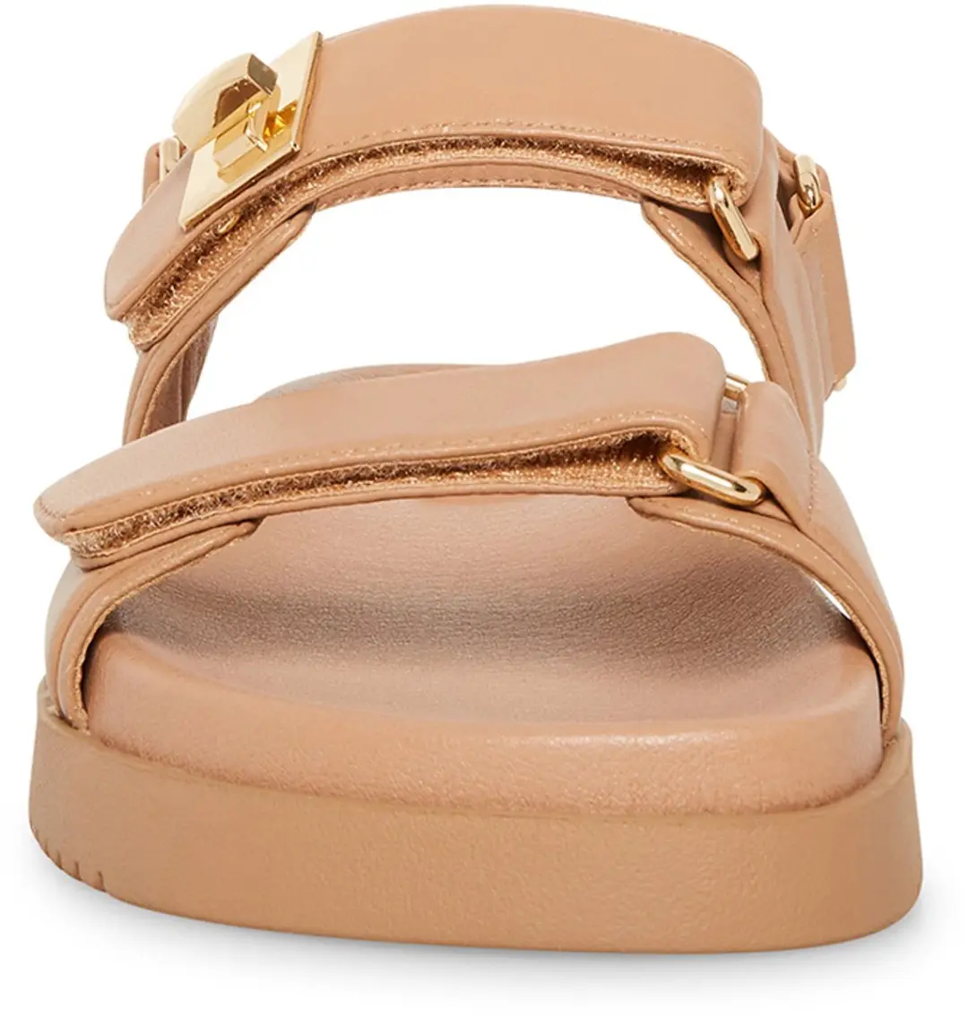 Steve Madden Mona Tan Leather Schoen - Bruin - Maat 40 - afbeelding 3 van 6