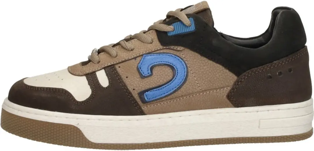Cruyff Junior Trophy Mid Sneakers - Bruin - Maat 34 - afbeelding 2 van 6
