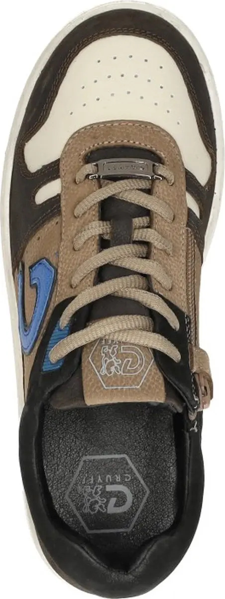 Cruyff Junior Trophy Mid Sneakers - Bruin - Maat 34 - afbeelding 5 van 6