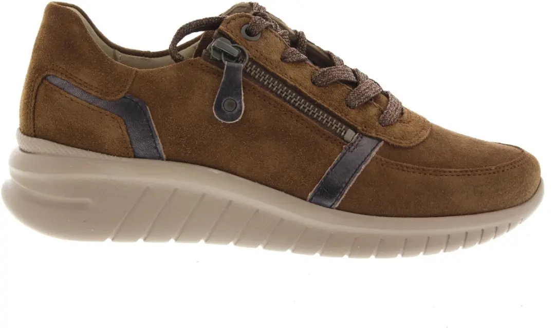 Dames Veterschoenen Hartjes Wave Shoe G+ Cognac