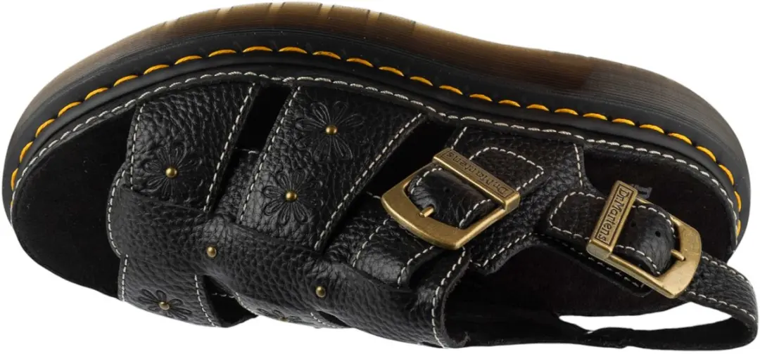 Dr. Martens Wrenlie Open Platform Sandalen Zwart 38 - afbeelding 3 van 5