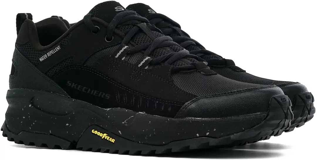 Skechers Bionic Trail Heren Sneakers 237219-BBK - Zwart - afbeelding 2 van 6