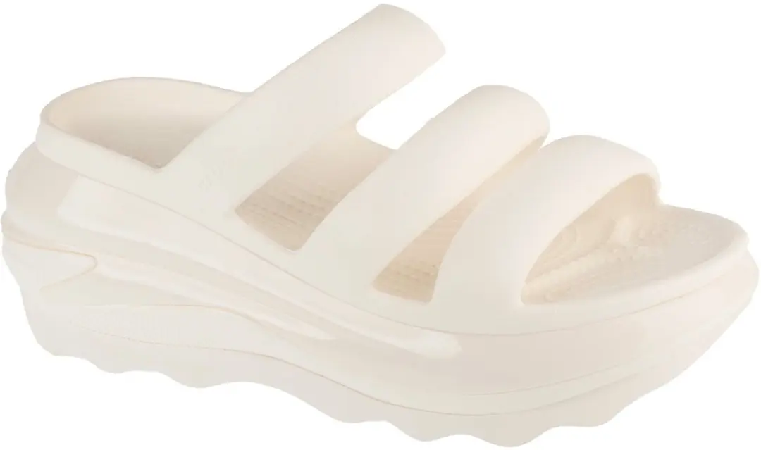Crocs Mega Crush Triple Strap Slippers Wit EU 39-40