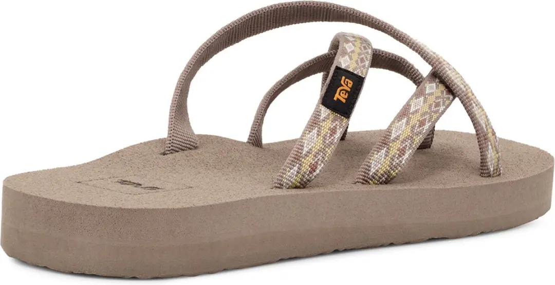 Teva Olowahu Teenslippers Dames 42 - Bruin/Geel/Wit