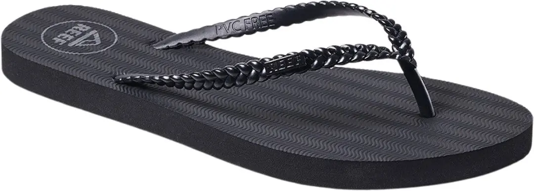 Reef Seaside Twistblack Teenslipper CJ3606 - Zwart