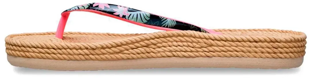 Roxy South Beach III Teenslippers - EU 39 - Bruin/Rozig - afbeelding 4 van 4
