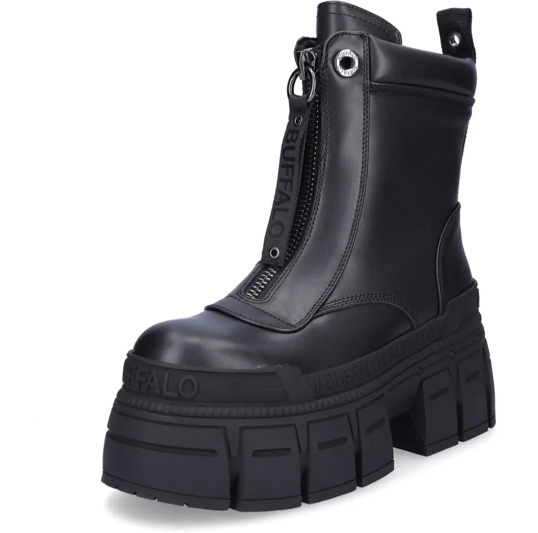 Buffalo Dames Boot Gospher Zip Boot zwart