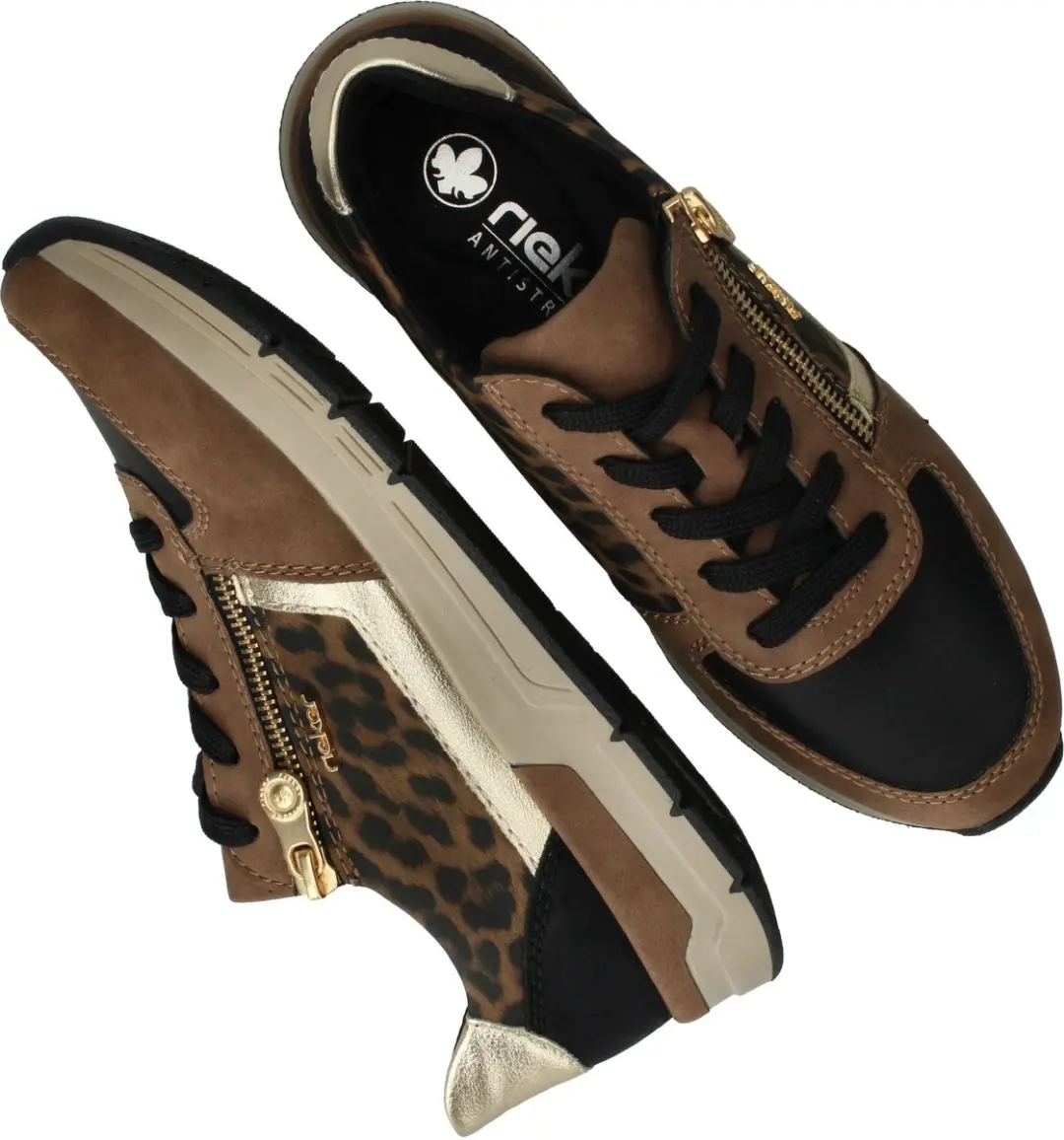 Rieker Dames Sneakers Laag 40 - Bruin - afbeelding 6 van 6