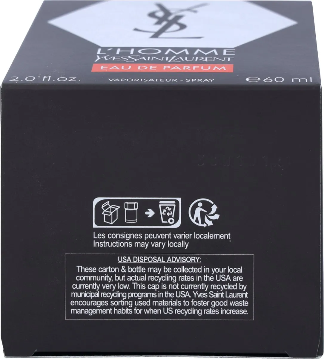 Yves Saint Laurent L'Homme 60 ml Eau de Parfum - Herenparfum