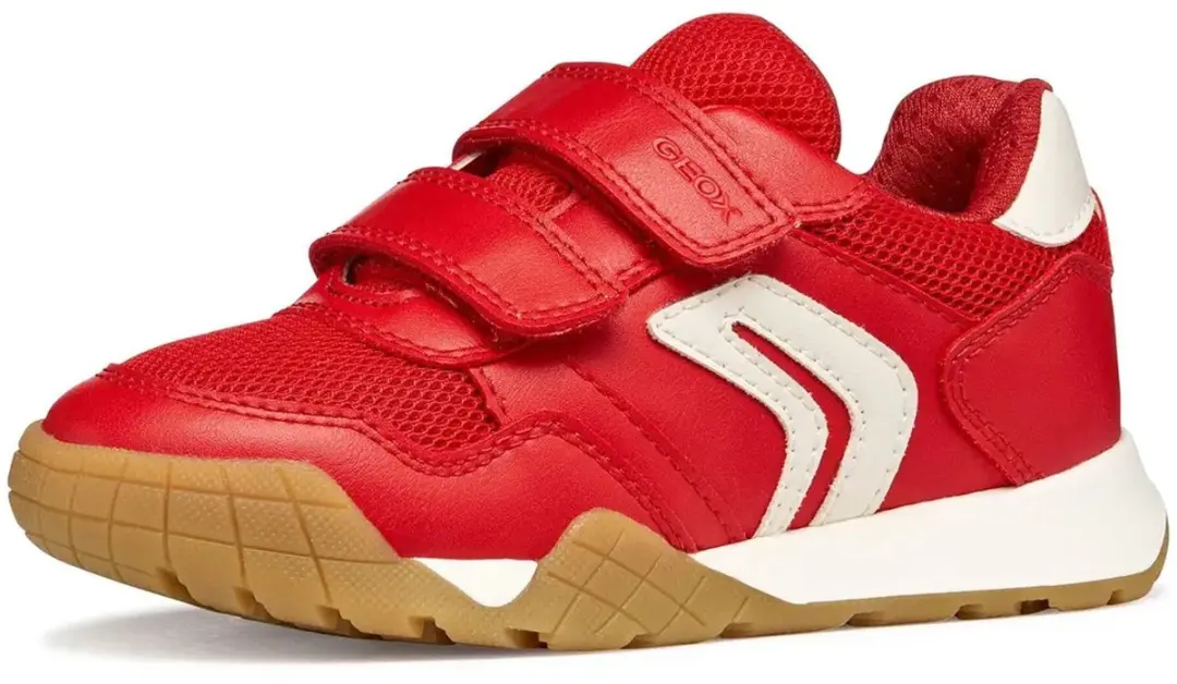 GEOX Rann-e Kindertrainers 31 - Rood/Wit