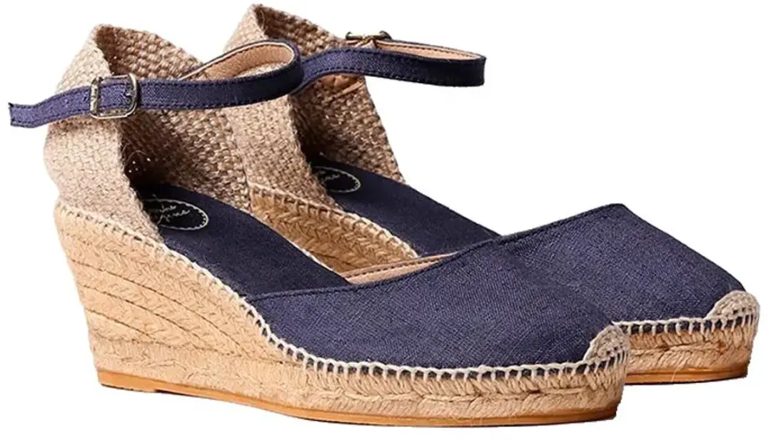 Toni Pons Caldes Wedge Espadrilles Blauw EU 35 Vrouw